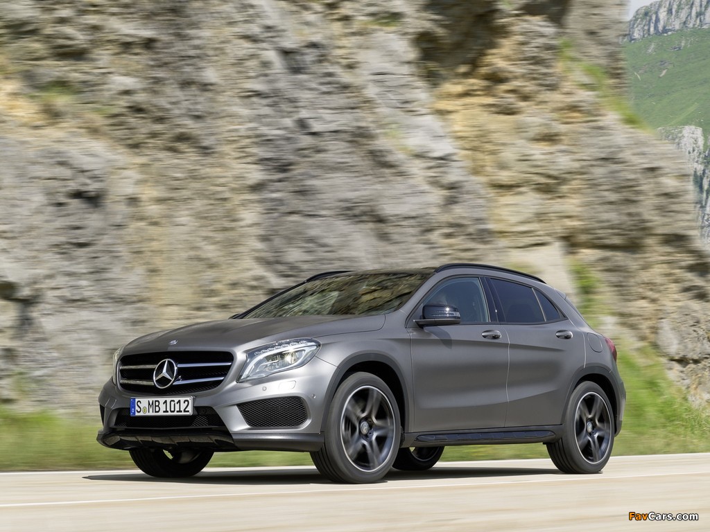 Mercedes-Benz GLA 250 4MATIC AMG Sport Package (X156) 2014 wallpapers (1024 x 768)
