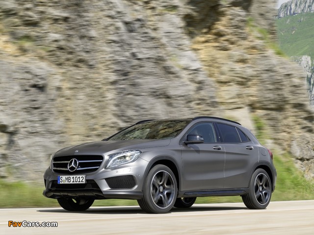 Mercedes-Benz GLA 250 4MATIC AMG Sport Package (X156) 2014 wallpapers (640 x 480)