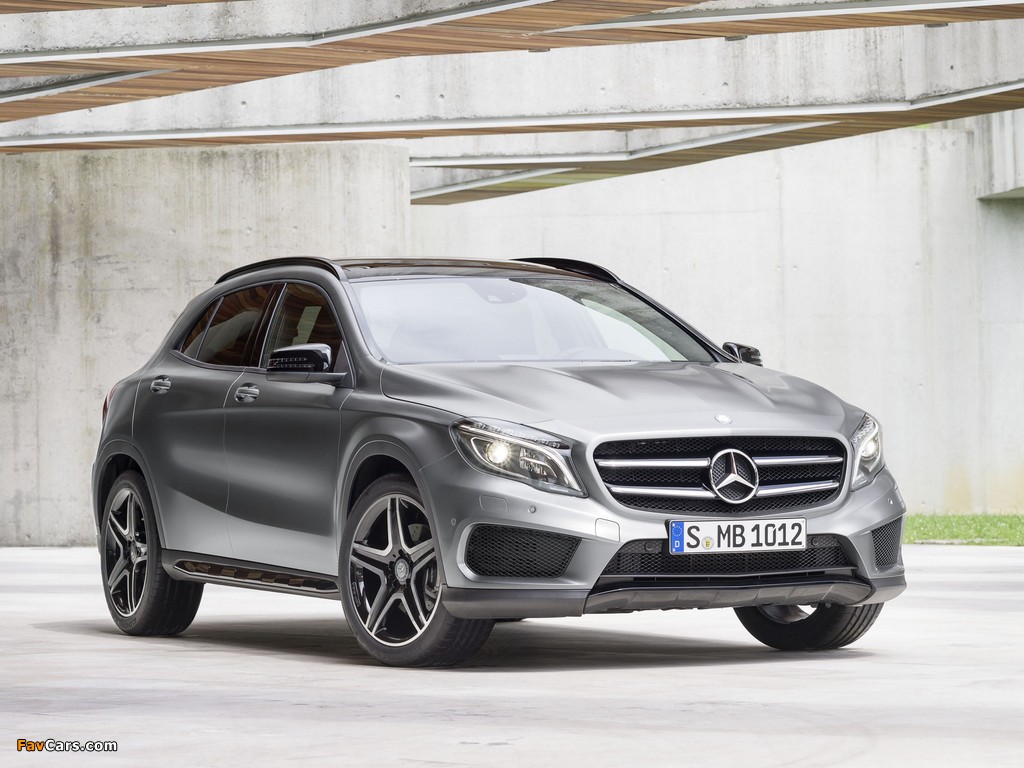 Mercedes-Benz GLA 250 4MATIC AMG Sport Package (X156) 2014 wallpapers (1024 x 768)