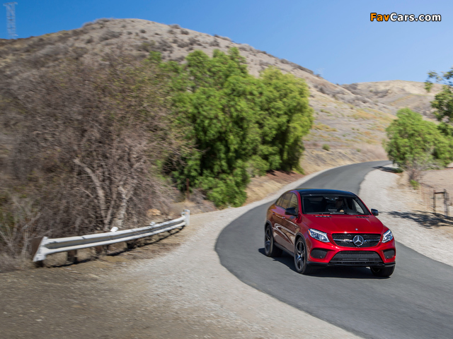 Mercedes-Benz GLE 450 AMG 4MATIC Coupé US-spec 2015 pictures (640 x 480)