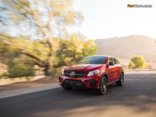 Pictures of Mercedes-Benz GLE 450 AMG 4MATIC Coupé US-spec 2015 (640 x 480)