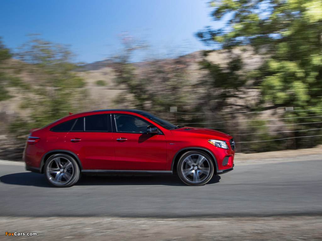 Mercedes-Benz GLE 450 AMG 4MATIC Coupé US-spec 2015 wallpapers (1024 x 768)