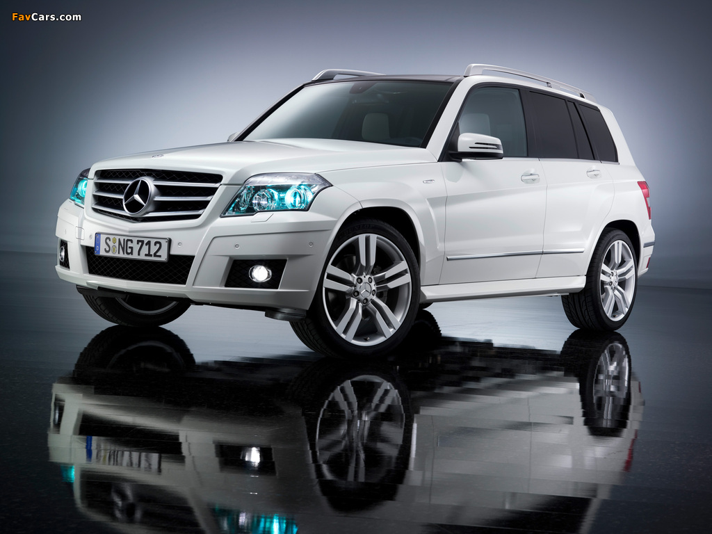 Mercedes-Benz GLK 350 (X204) 2008–12 wallpapers (1024 x 768)