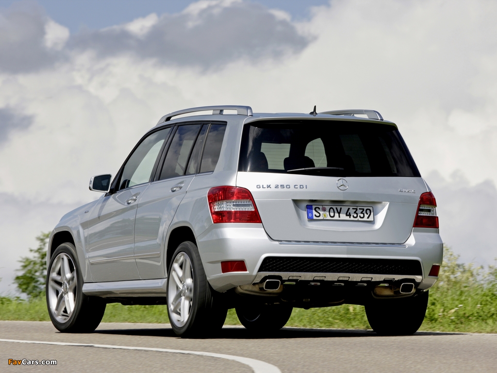 Pictures of Mercedes-Benz GLK 250 CDI BlueEfficiency (X204) 2009–12 (1024 x 768)