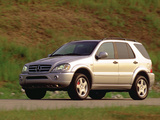 Images of Mercedes-Benz ML 55 AMG US-spec (W163) 2000–03