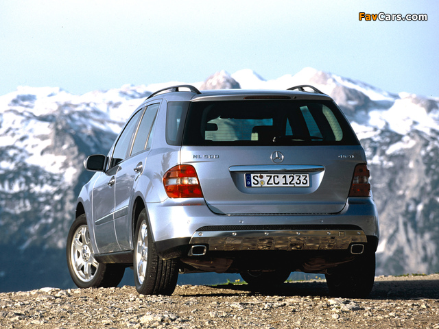 Images of Mercedes-Benz ML 500 (W164) 2005–08 (640 x 480)