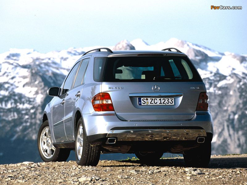 Images of Mercedes-Benz ML 500 (W164) 2005–08 (800 x 600)