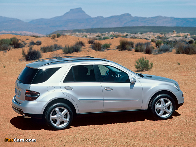 Images of Mercedes-Benz ML 350 (W164) 2005–08 (640 x 480)