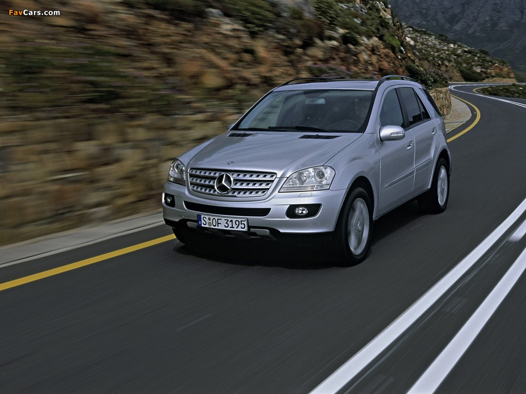 Images of Mercedes-Benz ML 350 (W164) 2005–08 (1024 x 768)