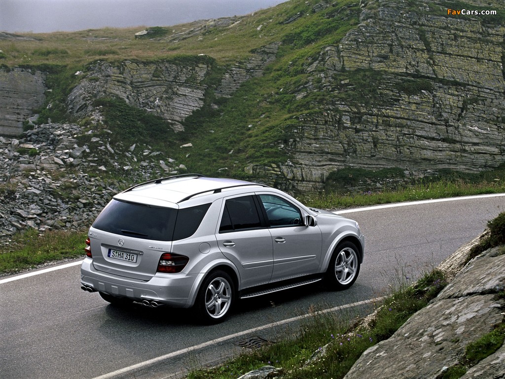 Images of Mercedes-Benz ML 63 AMG (W164) 2006–08 (1024 x 768)