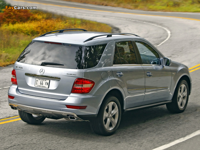 Images of Mercedes-Benz ML 350 BlueTec US-spec (W164) 2009–11 (640 x 480)