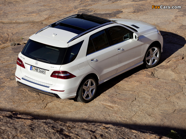 Images of Mercedes-Benz ML 250 BlueTec AMG Sports Package (W166) 2011 (640 x 480)