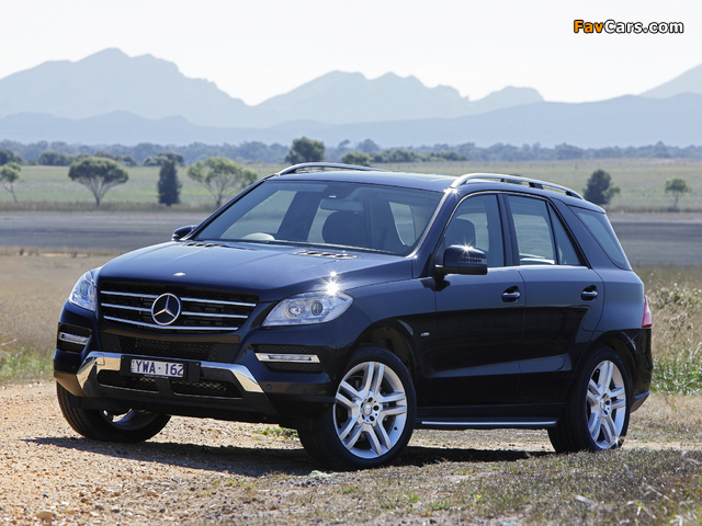 Images of Mercedes-Benz ML 250 BlueTec AU-spec (W166) 2011 (640 x 480)