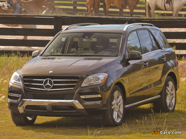 Images of Mercedes-Benz ML 350 BlueTec US-spec (W166) 2011 (640 x 480)