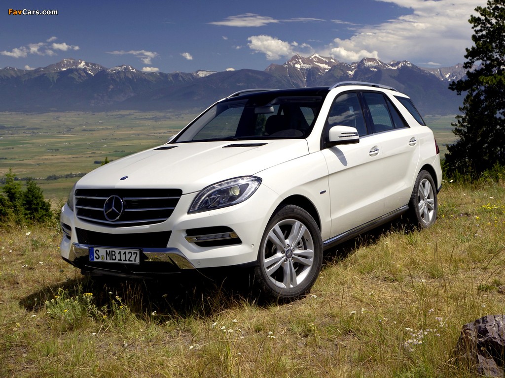 Images of Mercedes-Benz ML 350 BlueEfficiency (W166) 2011 (1024 x 768)