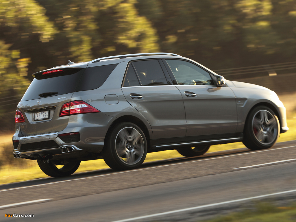 Images of Mercedes-Benz ML 63 AMG AU-spec (W166) 2012 (1024 x 768)