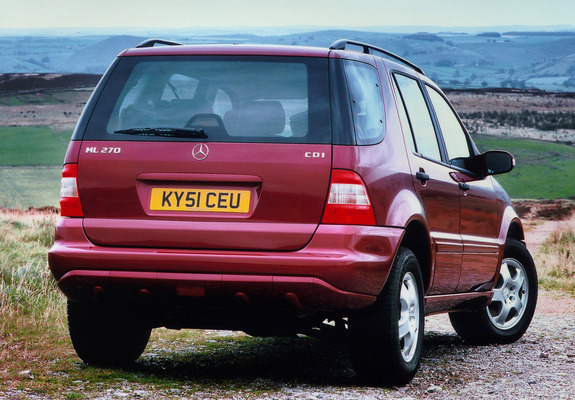 Mercedes-Benz ML 270 CDI UK-spec (W163) 2001–05 photos