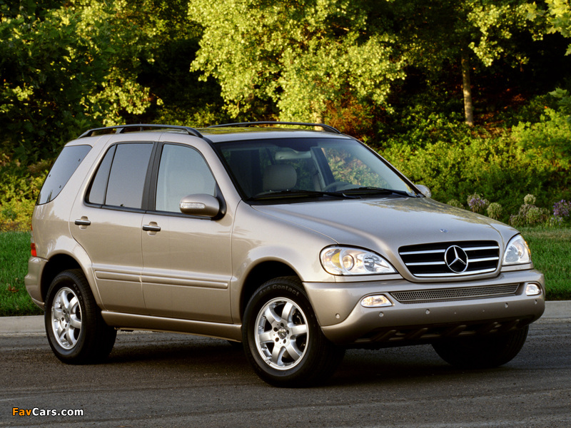 Mercedes-Benz ML 500 US-spec (W163) 2001–05 photos (800 x 600)