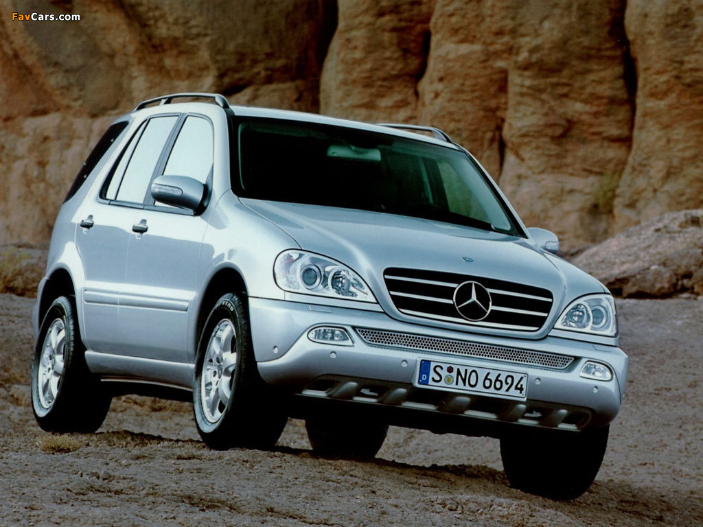 Mercedes-Benz ML 500 (W163) 2001–05 photos (1024 x 768)
