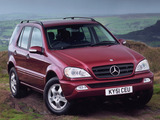 Mercedes-Benz ML 270 CDI UK-spec (W163) 2001–05 pictures