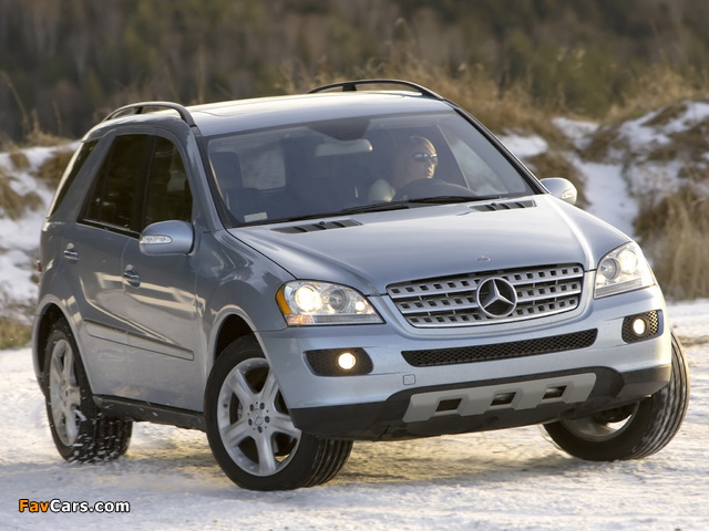 Mercedes-Benz ML 320 CDI US-spec (W164) 2005–08 images (640 x 480)