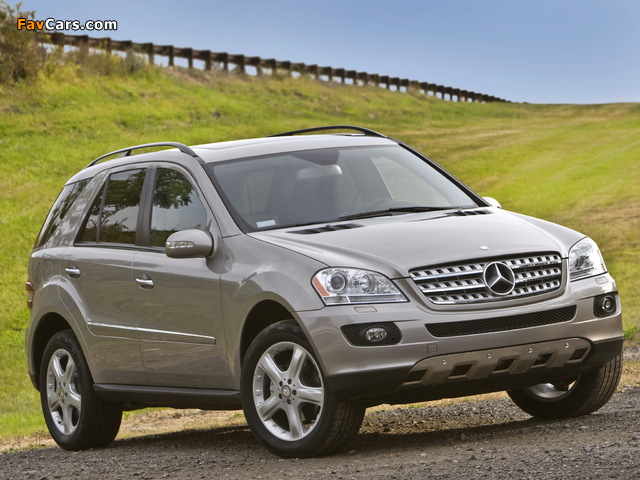 Mercedes-Benz ML 350 US-spec (W164) 2005–08 photos (640 x 480)