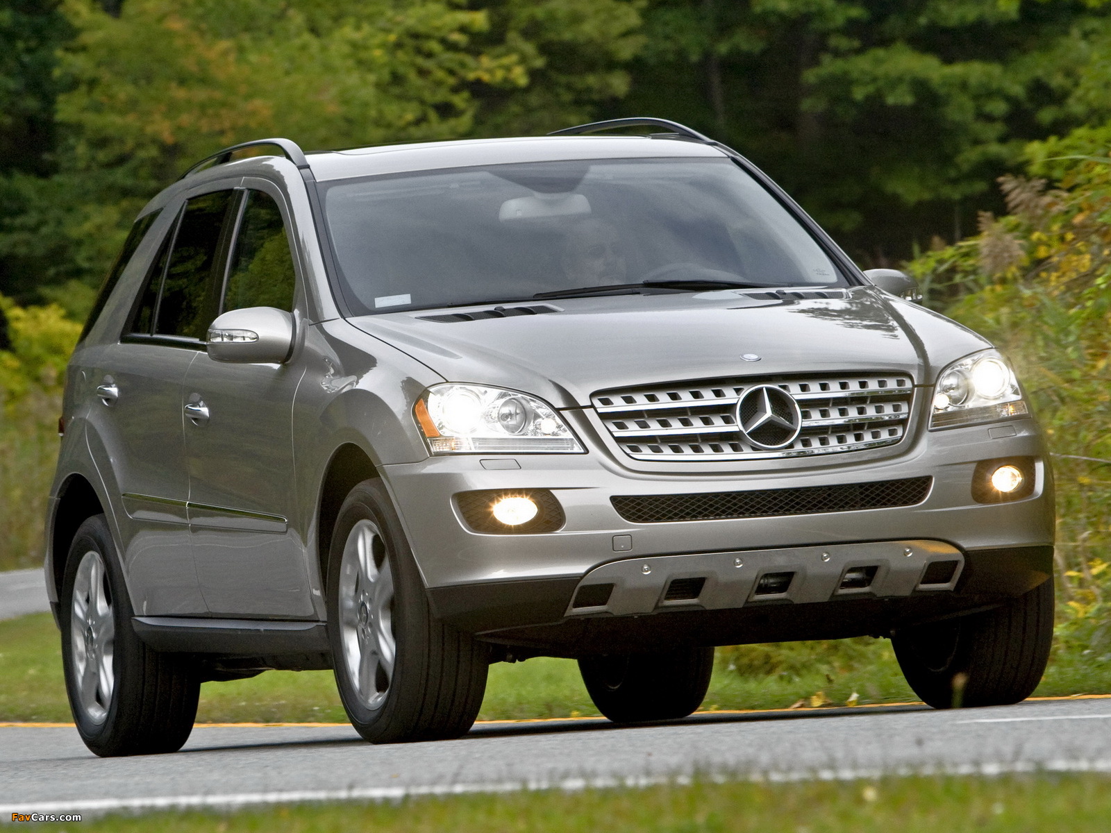 Mercedes-Benz ML 350 US-spec (W164) 2005–08 photos (1600 x 1200)