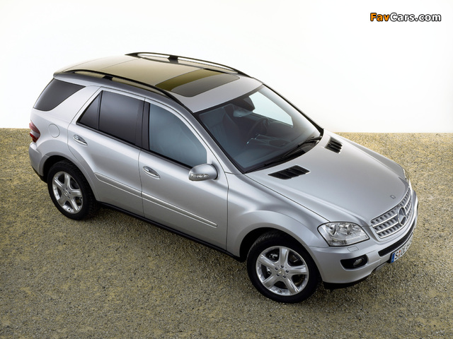 Mercedes-Benz ML 350 (W164) 2005–08 pictures (640 x 480)