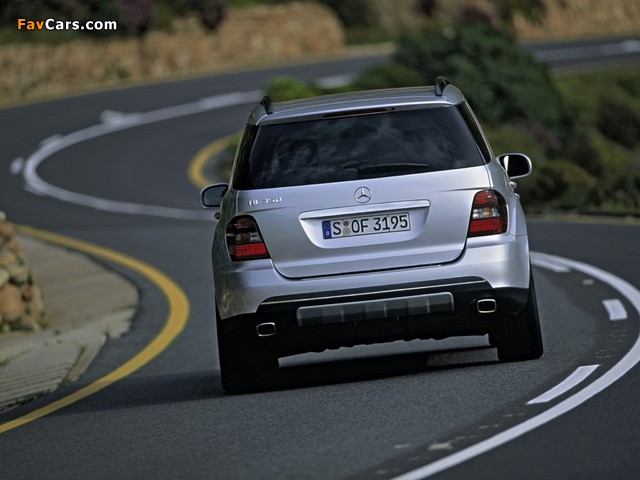 Mercedes-Benz ML 350 (W164) 2005–08 pictures (640 x 480)