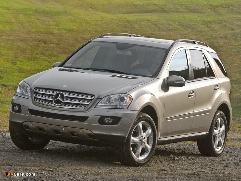 Mercedes-Benz ML 350 US-spec (W164) 2005–08 wallpapers (800 x 600)