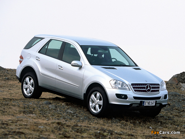 Mercedes-Benz ML 420 CDI (W164) 2005–08 wallpapers (640 x 480)