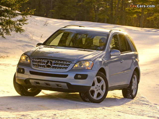 Mercedes-Benz ML 320 CDI US-spec (W164) 2005–08 wallpapers (640 x 480)