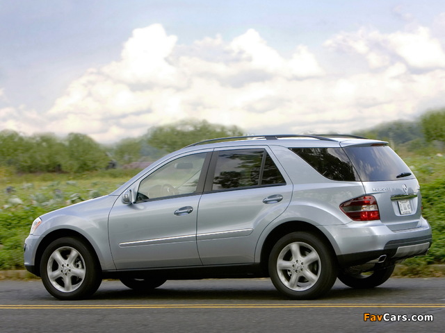 Mercedes-Benz ML 320 CDI US-spec (W164) 2005–08 wallpapers (640 x 480)