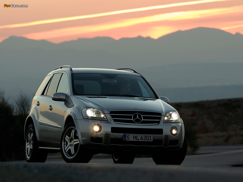 Mercedes-Benz ML 63 AMG (W164) 2006–08 photos (1024 x 768)