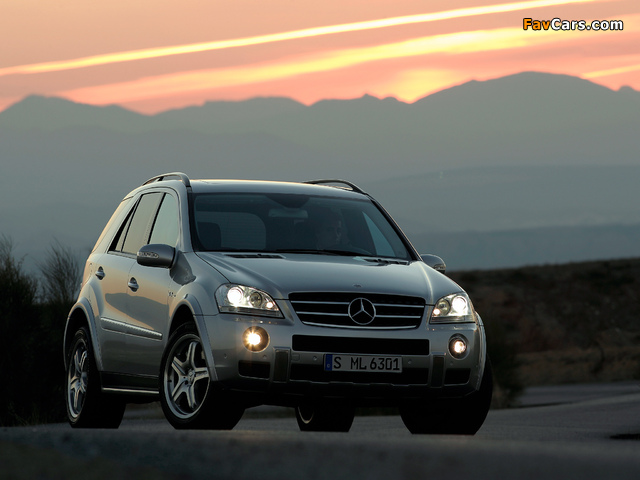 Mercedes-Benz ML 63 AMG (W164) 2006–08 photos (640 x 480)