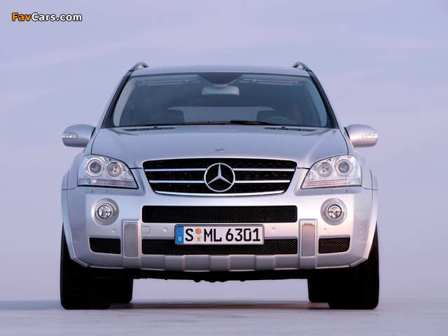 Mercedes-Benz ML 63 AMG (W164) 2006–08 pictures (640 x 480)