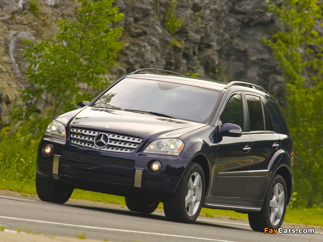 Mercedes-Benz ML 550 (W164) 2006–08 pictures (640 x 480)