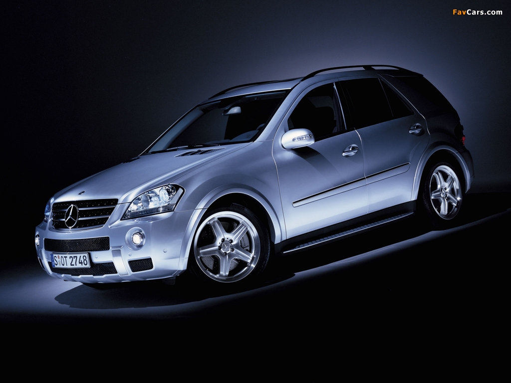 Mercedes-Benz ML 63 AMG (W164) 2006–08 wallpapers (1024 x 768)