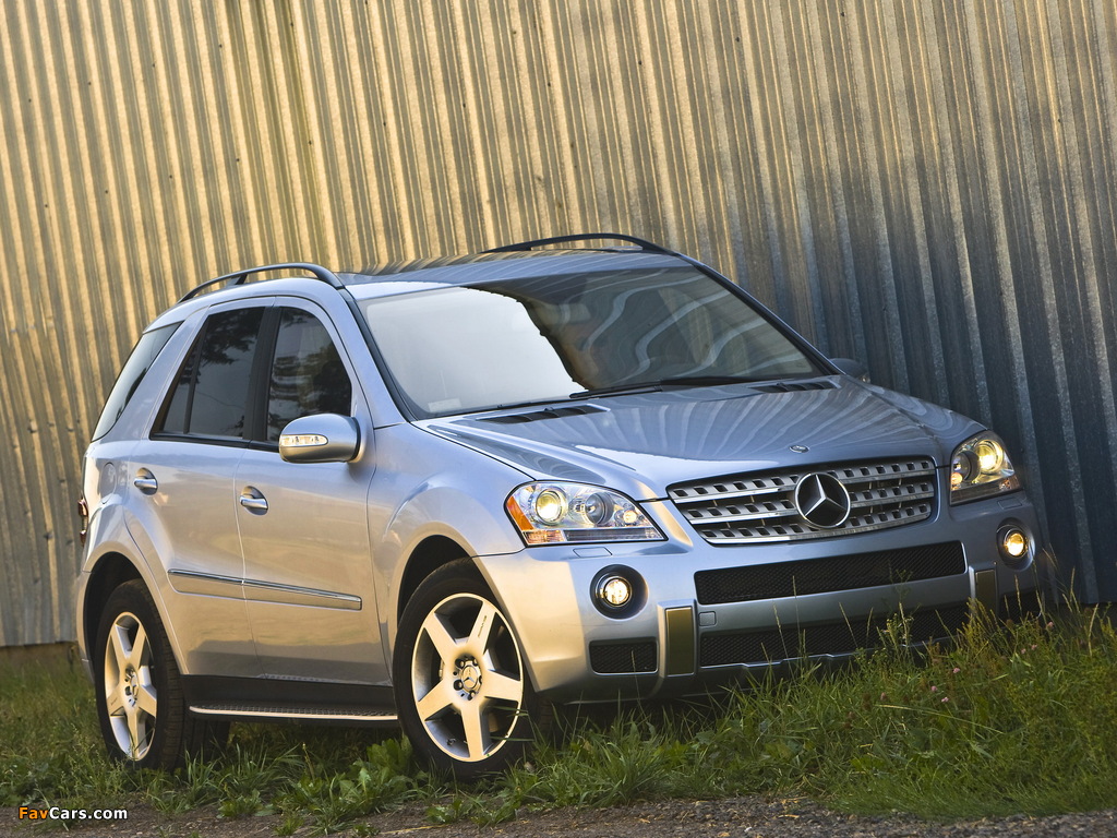Mercedes-Benz ML 550 (W164) 2006–08 wallpapers (1024 x 768)
