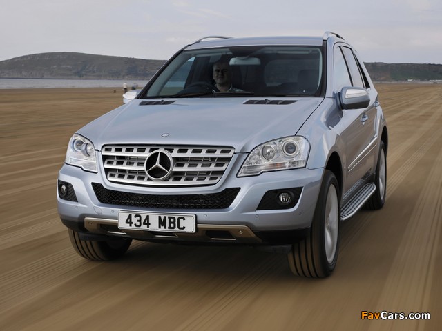 Mercedes-Benz ML 280 CDI UK-spec (W164) 2008–11 images (640 x 480)