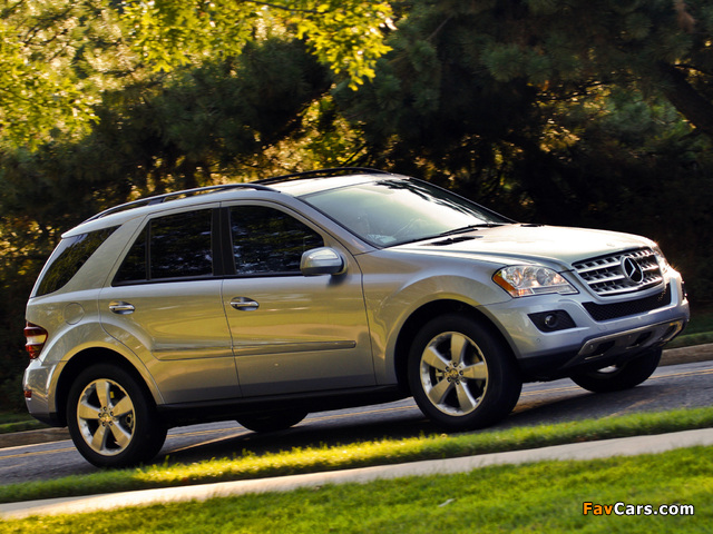 Mercedes-Benz ML 350 US-spec (W164) 2008–11 images (640 x 480)