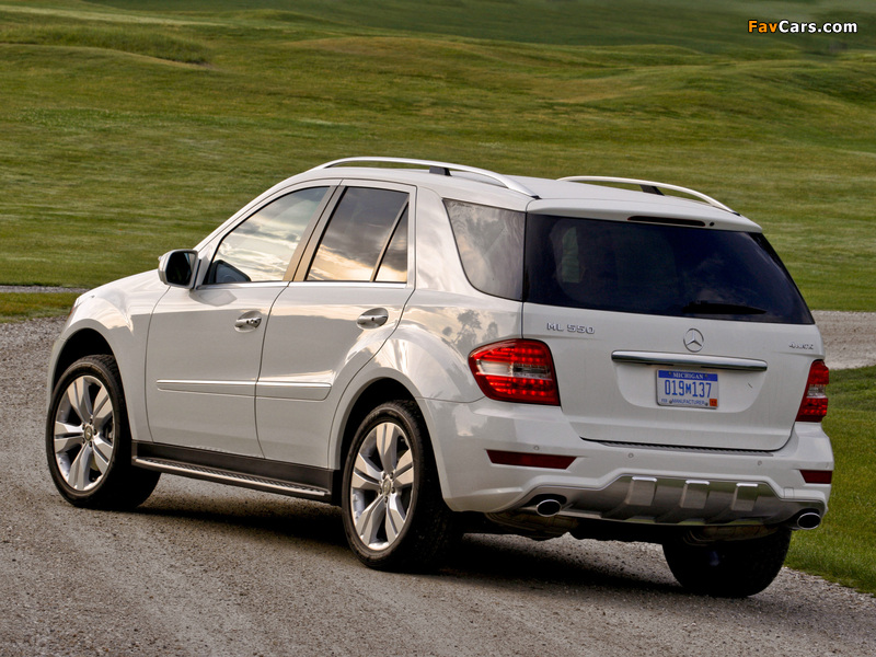 Mercedes-Benz ML 550 (W164) 2008–11 images (800 x 600)