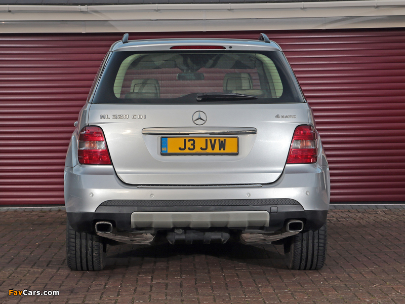 Mercedes-Benz ML 320 CDI UK-spec (W164) 2008–11 images (800 x 600)