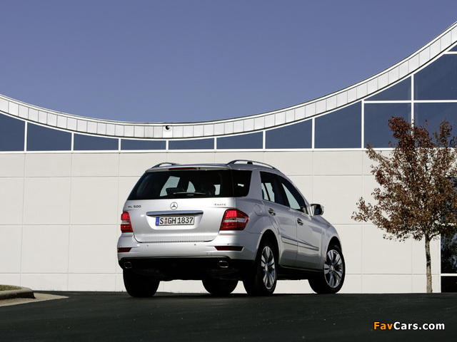 Mercedes-Benz ML 500 (W164) 2008–11 images (640 x 480)