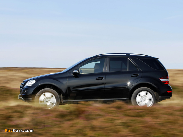 Mercedes-Benz ML 320 CDI UK-spec (W164) 2008–11 photos (640 x 480)