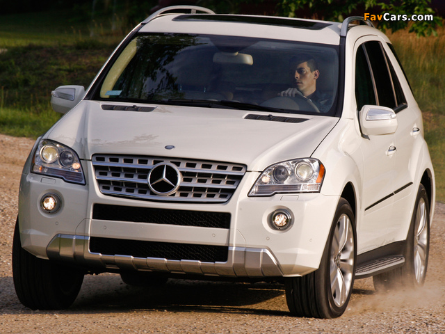 Mercedes-Benz ML 550 (W164) 2008–11 pictures (640 x 480)