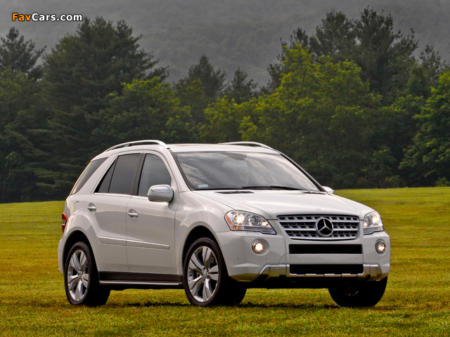 Mercedes-Benz ML 550 (W164) 2008–11 pictures (640 x 480)