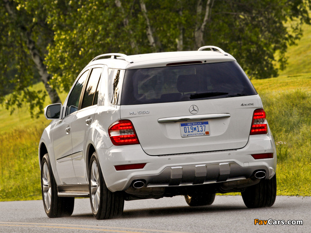 Mercedes-Benz ML 550 (W164) 2008–11 pictures (640 x 480)