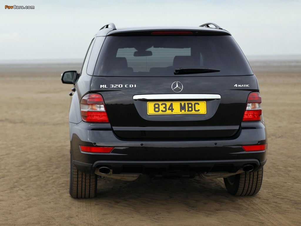 Mercedes-Benz ML 320 CDI UK-spec (W164) 2008–11 wallpapers (1024 x 768)