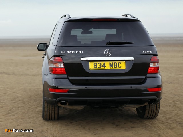 Mercedes-Benz ML 320 CDI UK-spec (W164) 2008–11 wallpapers (640 x 480)